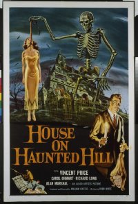 HOUSE ON HAUNTED HILL ('59) 1sheet