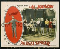 2174 JAZZ SINGER lobby card '27 Al Jolson in blackface, Mammy!