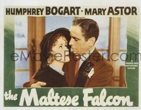2184 MALTESE FALCON lobby card '41 best Humphrey Bogart close up!