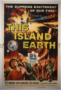 029 THIS ISLAND EARTH signed by Jack Arnold 1sheet